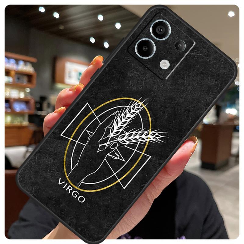 Zodiac Constellation Case For Xiaomi Redmi Note 14 10 11 12 13 15 Pro Plus Cover For Redmi 15 15C 14C 10C 12C 13C