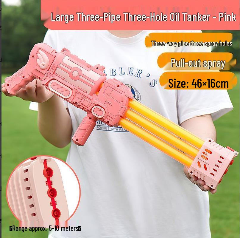 Large Capacity Pull-Out Water Gun Toy for Kids - Perfect for Beach and Water Play Activities