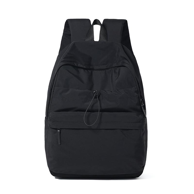 Women's Lightweight Nylon Backpack Casual Daily Waterproof Travel Backpack for Girls Ladies Simple Solid Color School Bag Outdoor Small Backpacks