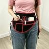 All-in-One Sewing Organizer Belt with Multiple Pockets Canvas Tool Waist Apron for Seamstress Quilter Crafter Adjustable Tool Organizer for Sewing