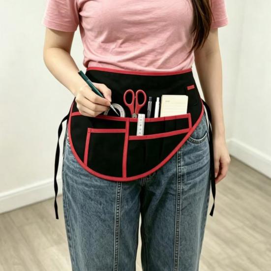 Alles-in-één Naai-organizer Riem met Meerdere Zakken Canvas Gereedschap Taille Schort voor Naaister Quilter Knutselaar Verstelbare Gereedschap Organizer voor Naaien