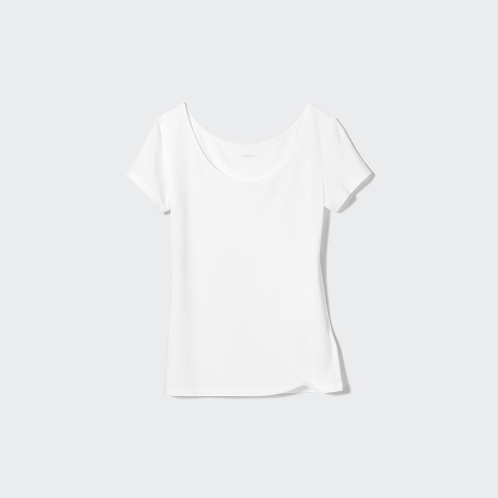 

UNIQLO AiRism U-образный вырез Т с коротким рукавом