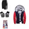 Undertale Sans Cosplay Set Hoodie Shorts Long Socks Mask Gloves Keychain**