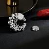 Senior Brooches Flower Leaf Brooch Pins for Women Suit Pendant  Fashion Brooches Jewelry