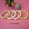 Bracciale in Giada Yangzi e Radice di Bodhi Intagliato con Zampa di Gatto, con Lagerstroemia e Design Wan Carattere Taiji Bagua