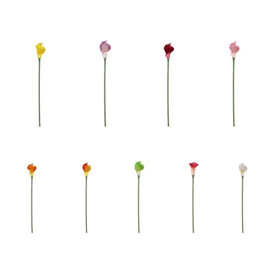 Gefälschte Blume Realistische Esstisch Dekor Atmosphäre Requisiten Kreative Crimpen Calla Home Ornament