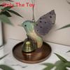Wooden Handcrafted European Style Hummingbird Desk Decor With Painted Finish For Gifts And Home Decor