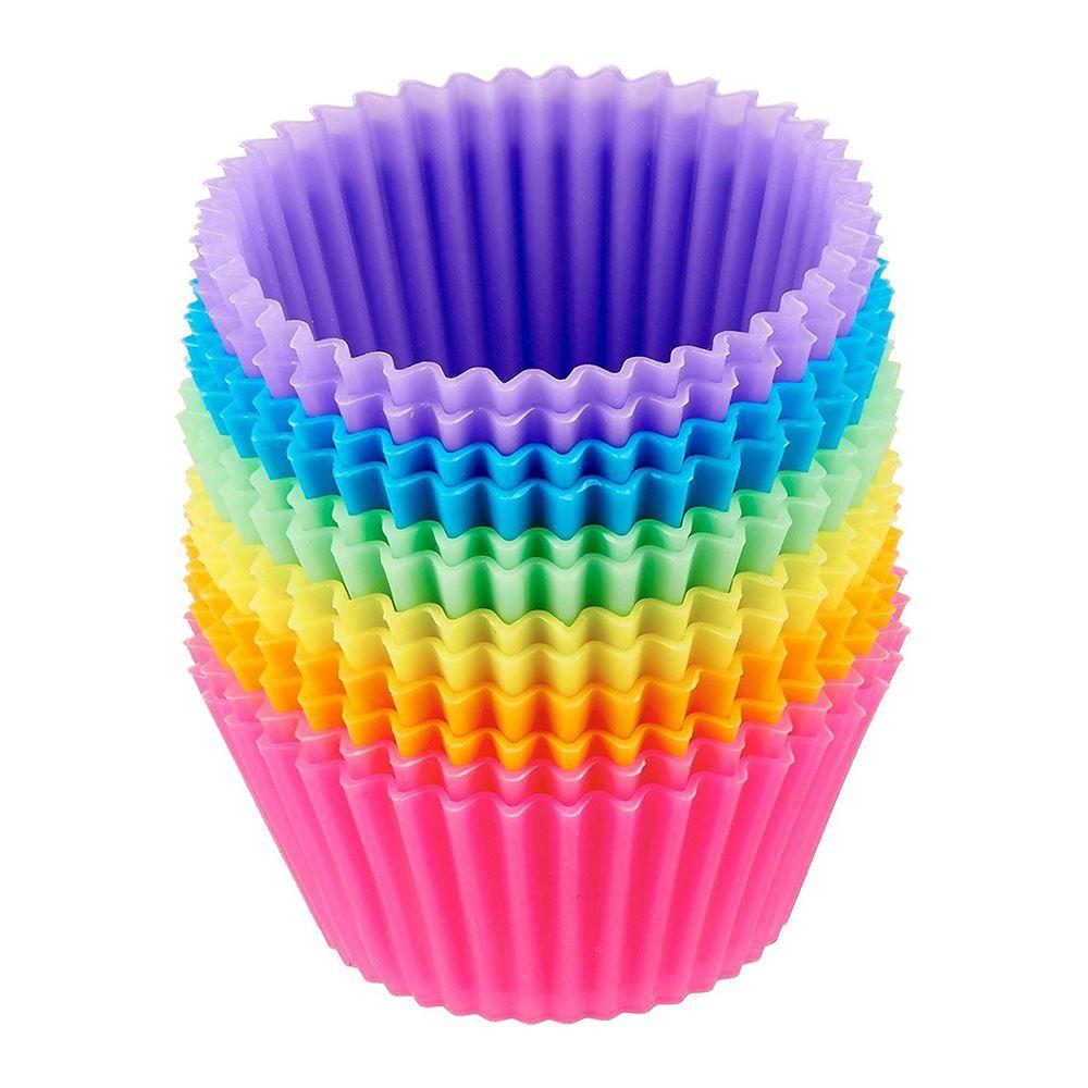 Vložka Výrobník pekáče Candy Colors Hrníček na pečení Kulaté formy na dorty Forma na muffiny Silikonová