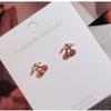 Ear Piercing Earrings for Women's Temperament  Sterling Silver  Simple  Small and Cold Style Earrings