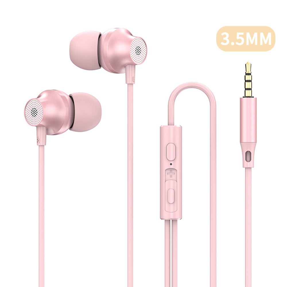 9D HIFI Kovová drátová sluchátka s těžkými basy Digitální Typ-C/3,5mm AUX S mikrofonem Špuntová sluchátka Sportovní Hudební náhlavní souprava Pro iPhone 15/16 Samsung Android