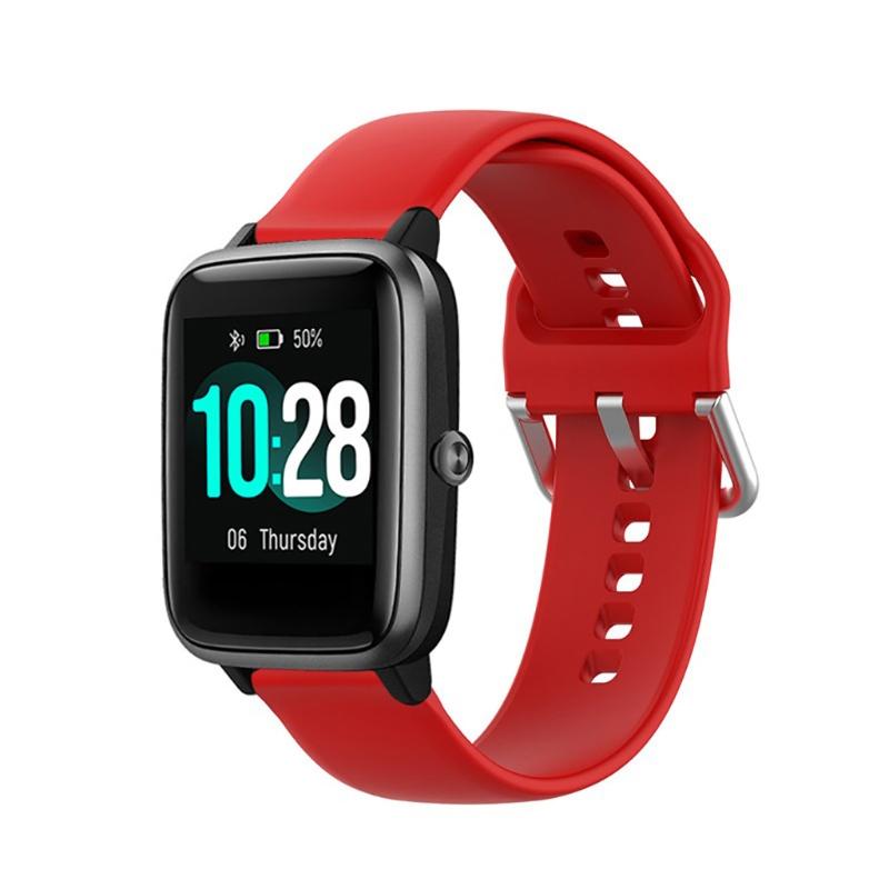 Silicone Replacement Watch Strap for ID205L for Smart Watch Band Waterproof Adjustable Wrist Bracelets Watch