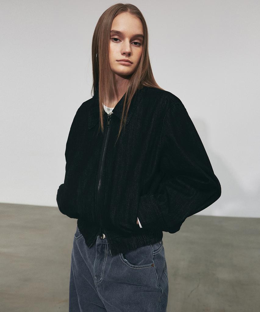 Nick&Nicole Nicole Washed Denim Blouson_Black