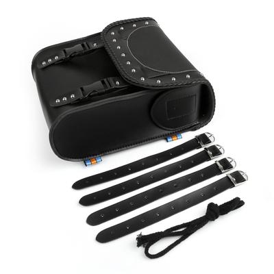Bruce Shark Moto Rond Selle Outil Imperméable PU Côté Noir & Sacoche, Tonneau, Sac, Sac, Sac,