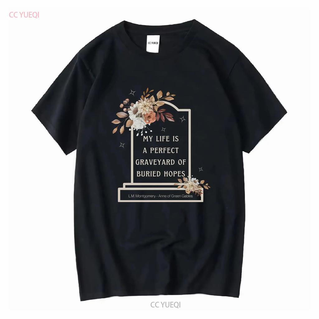 T-shirt Anne of Green Gables Light Academia PoeT Dark Cottagecore Cottage Core Renaissance manches longues ou courtes vintage