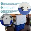 Белый Пластиковый Набор Петель и Защелок Для Термосумки Igloo 50-165 Кварт Ремонтный Комплект Для Ледогенератора С 4 Петлями 2 Защелками И Крепежными Винтами