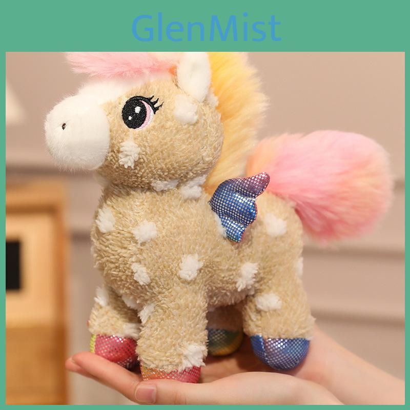 Sunlight Rainbow Horse Plush Toy With Soft Polyester Fill For Kids Playroom Decor