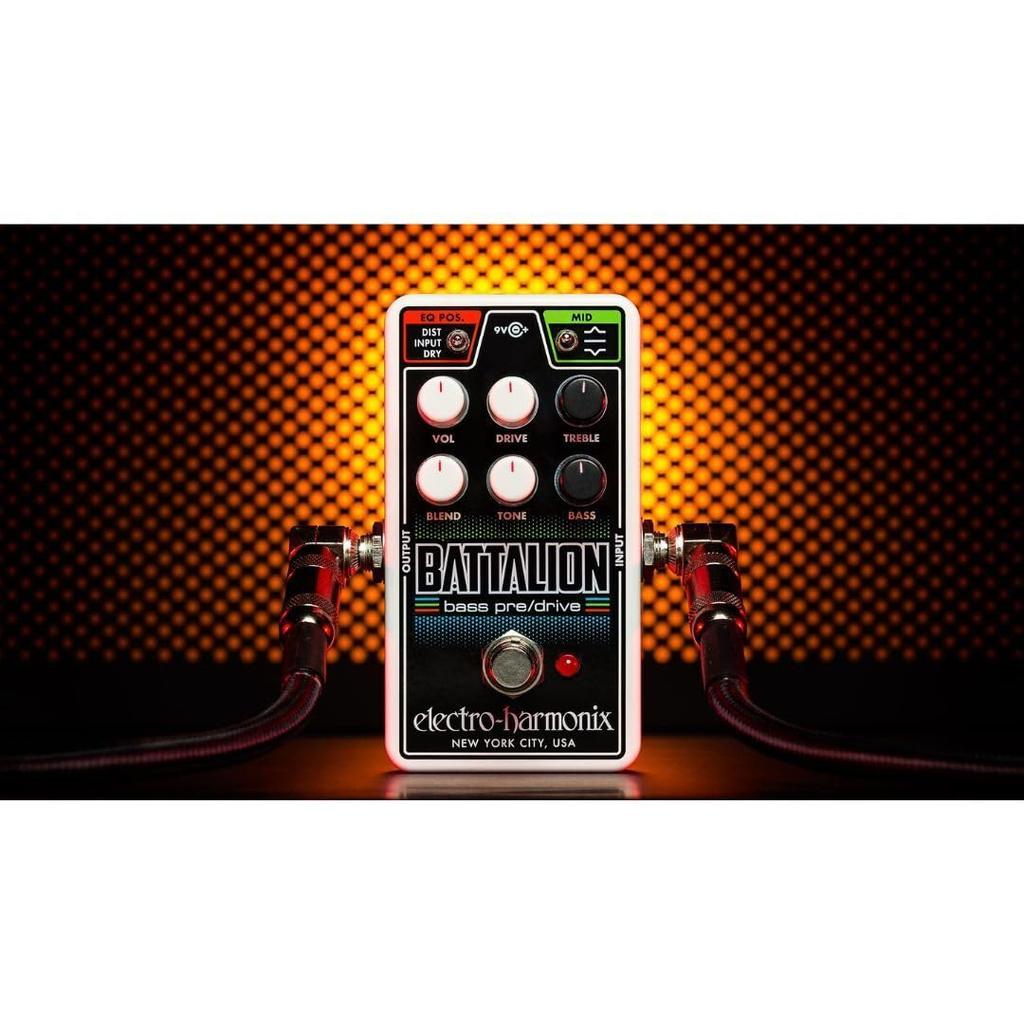 Nano Battalion Bass Preamp Overdrive Bass Effects ELECTRO-HARMONIX &