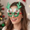 Cosplay Christmas Antler Glasses Funny Christmas Decorations Party Plush Antlers Glasses  Children