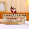 New Year Wooden Countdown Calendar Ornament - Festive Christmas Eve Decoration & Gift