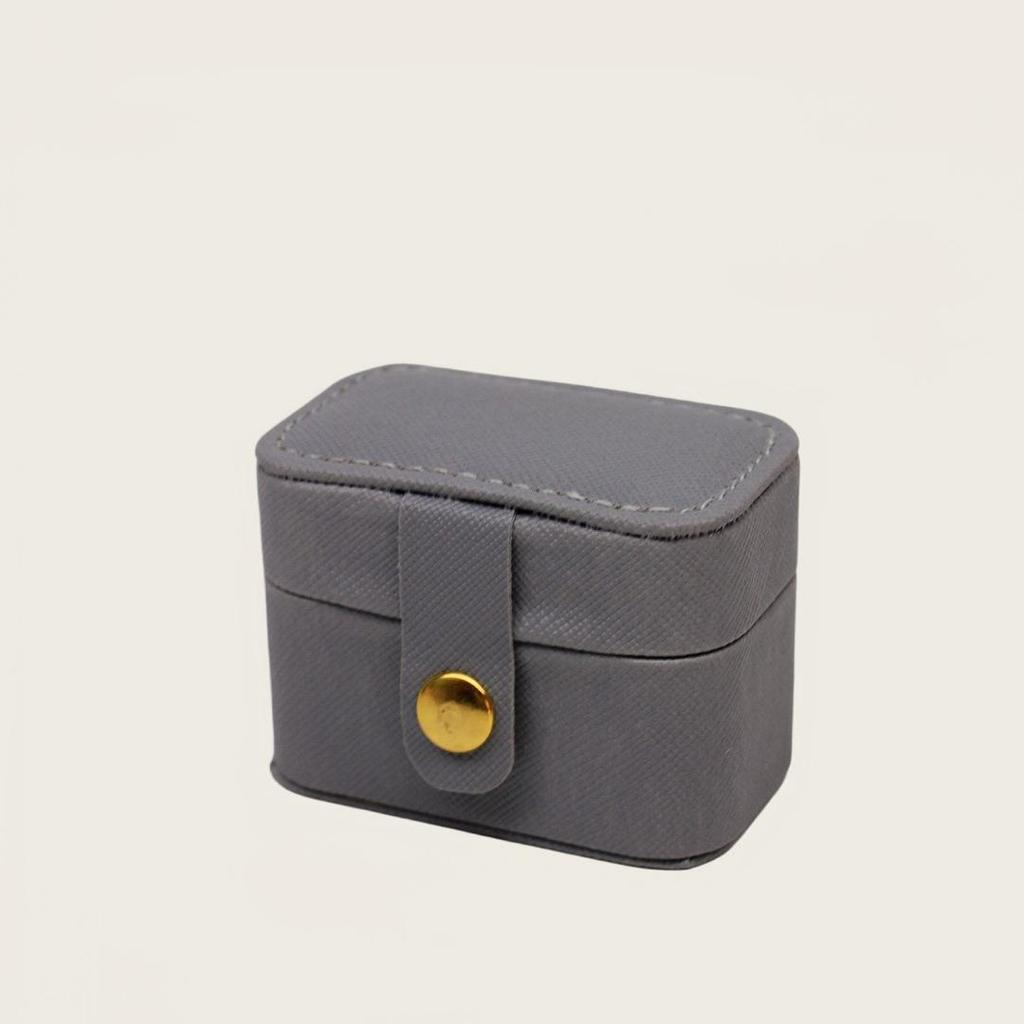 Mini Jewelry Box: Dustproof Storage for Rings, Ear Studs, and Earrings in Ins Style