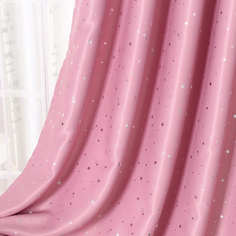 High Density Blackouts Curtains for Daytime Sleep With Noise Reductions and Fabric Easy Installation Home Decoration