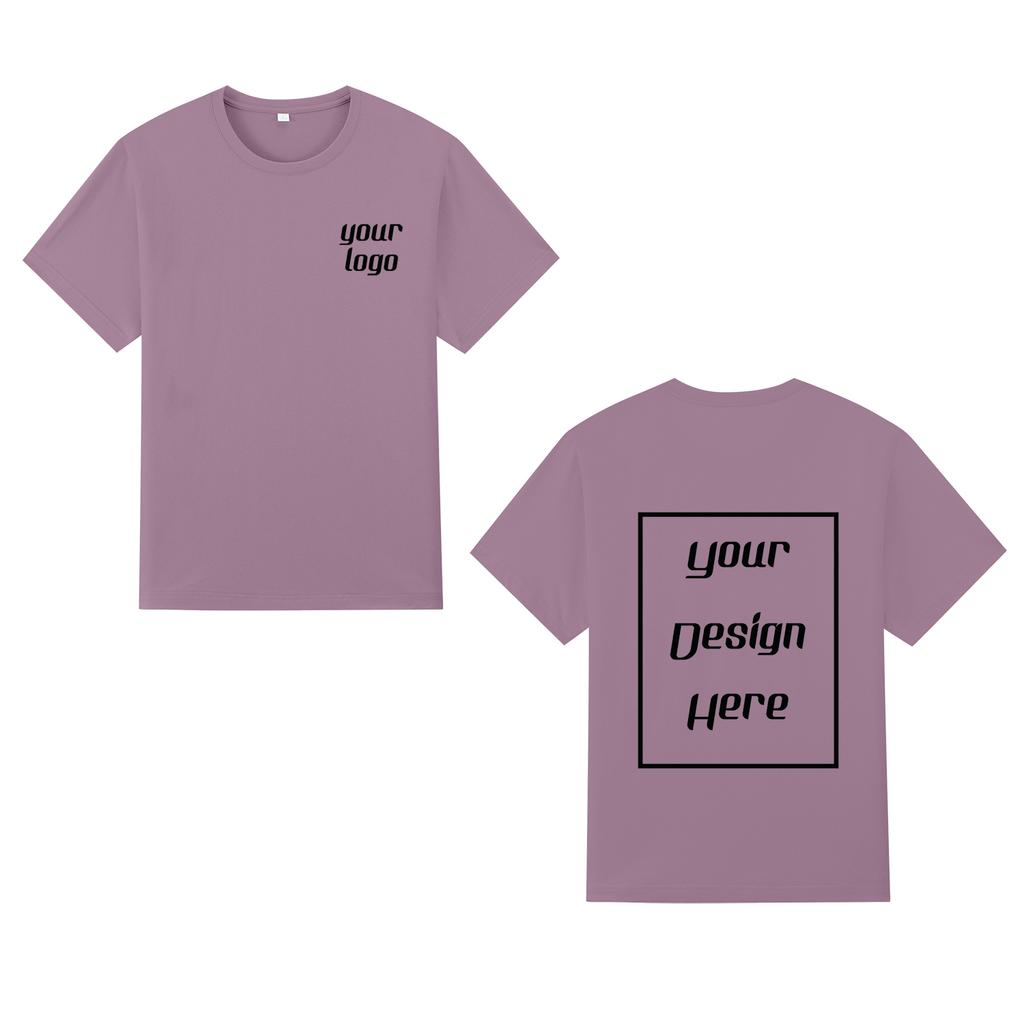 Streetwear Tilpasset Mønstertrykk T-skjorte Harajuku Casual O-hals Topp Korte Ermer Unisex 100% Bomull Gruppe T-skjorte