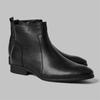 Klassische Elegante Lässige Leder Chelsea Boots für Herren Mode Spitzschuh Herren Slipper Stiefeletten Freizeitspaziergang Geschäftsschuhe