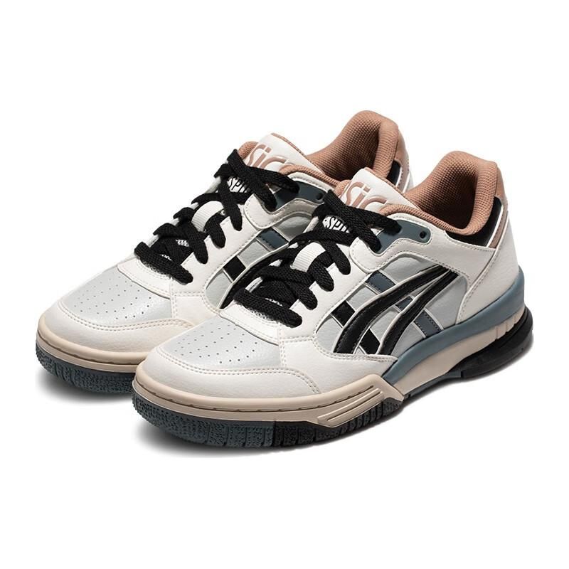 Asics Gel-Spotlyte Synthetic Leather Minimalist Breathable Low-Top Retro Basketball Shoes Unisex sneaker Gray White Black 1203A399-020