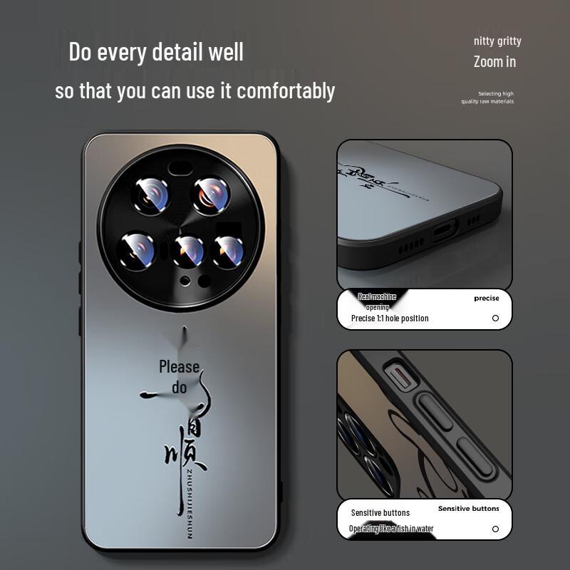 Xiaomi & Redmi Frosted Cartoon Phone Case with Full Lens Protection