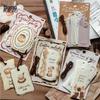 Momo Shuangxiang Sticky Notes Set: Retro Coffee Theme DIY Writing Material Series