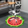 1pc Watermelon Slice Carpet for Office Non-Slip, Round Carpet, Soft & Comfortable, Carpet for Office, Lightweight Round Floor Mat