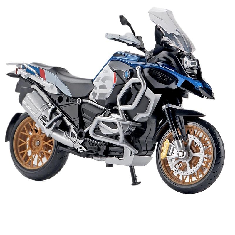

1/12 BMW R1250GS Alloy Racing Motorcycle Model Diecast Metal Toy Street Sports Motorcycle Model Simulation Collection Kids Gifts синий