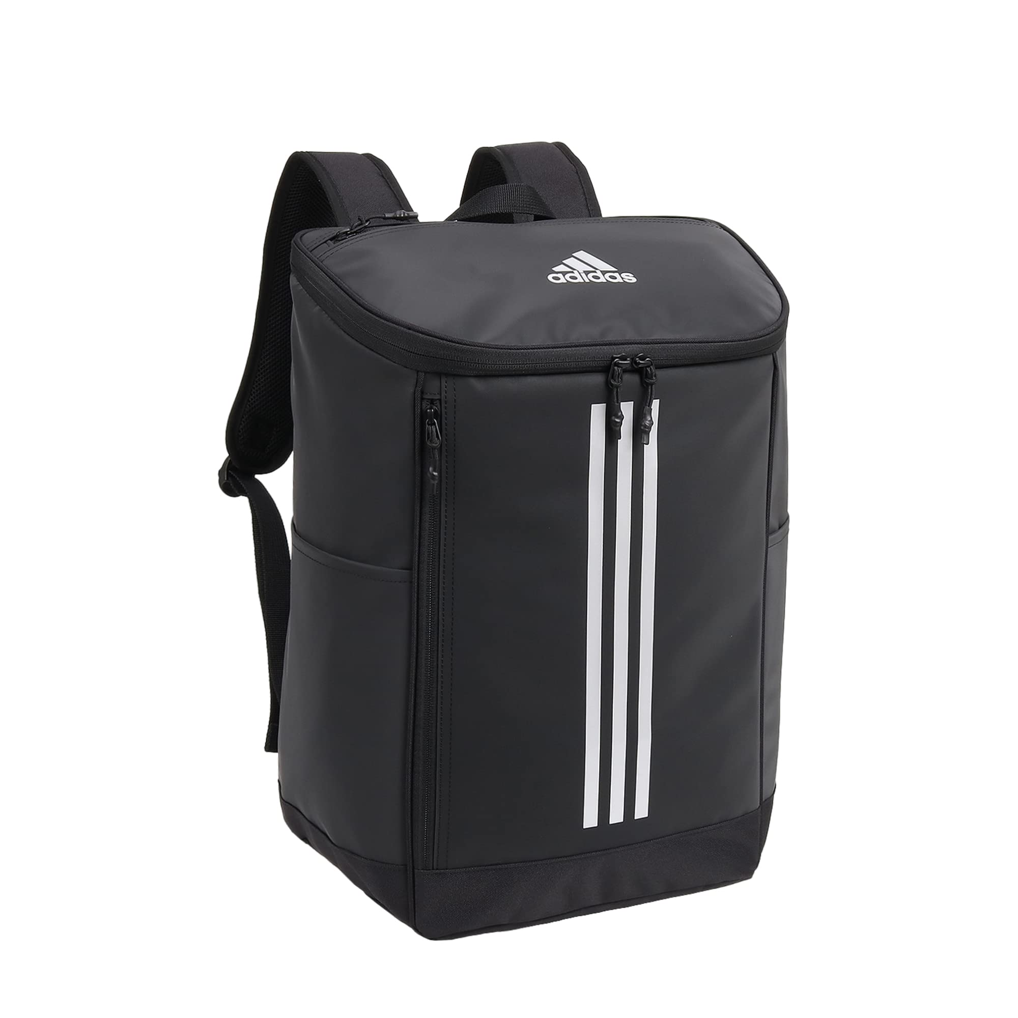 

B4 size inch PC box school school [Adidas] Backpack, storage, 15.6 storage, 26L, type, backpack, bag, No. 67921, men s, black/silver