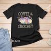 Crochet Coffee Crocheter Knitting Yarn Crocheting Lover T-Shirt Unisex T-shirt