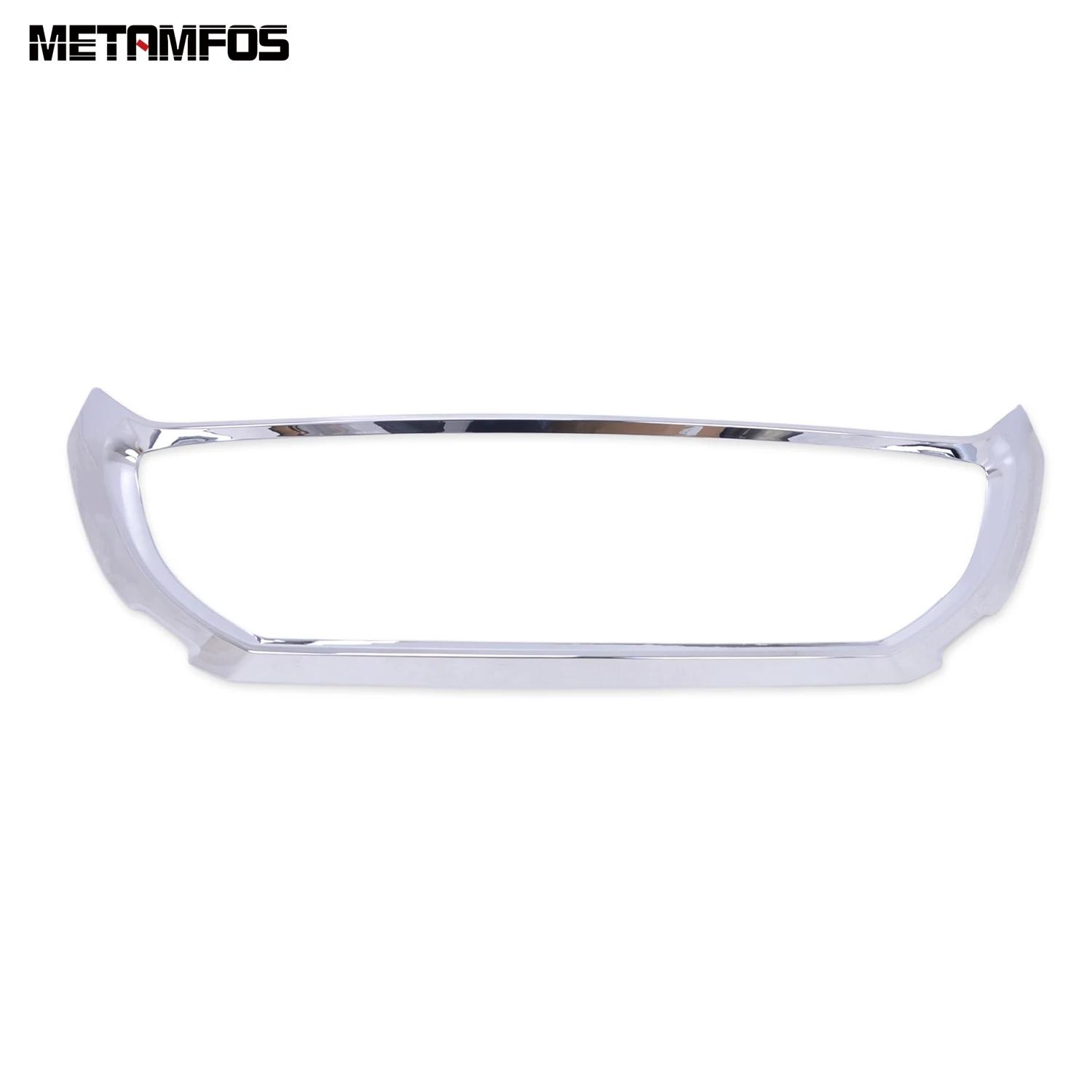 Front Center Grille Racing Grill Cover Trim For Toyota Corolla Cross - 2024 2025 Chrome Exterior Accessories Car Styling ABS Chrome Plastic