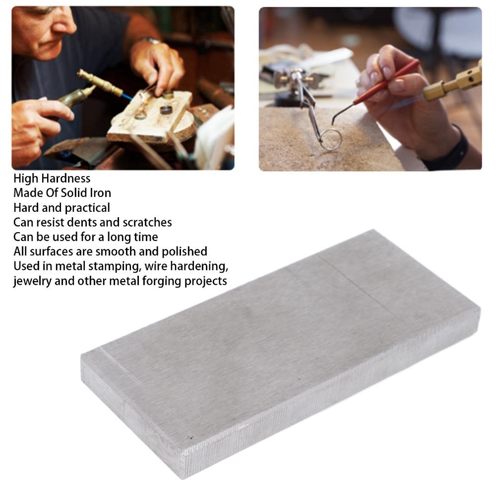 No Holes Metal Stamping Block Iron Material Steel Bench Block Professional Use