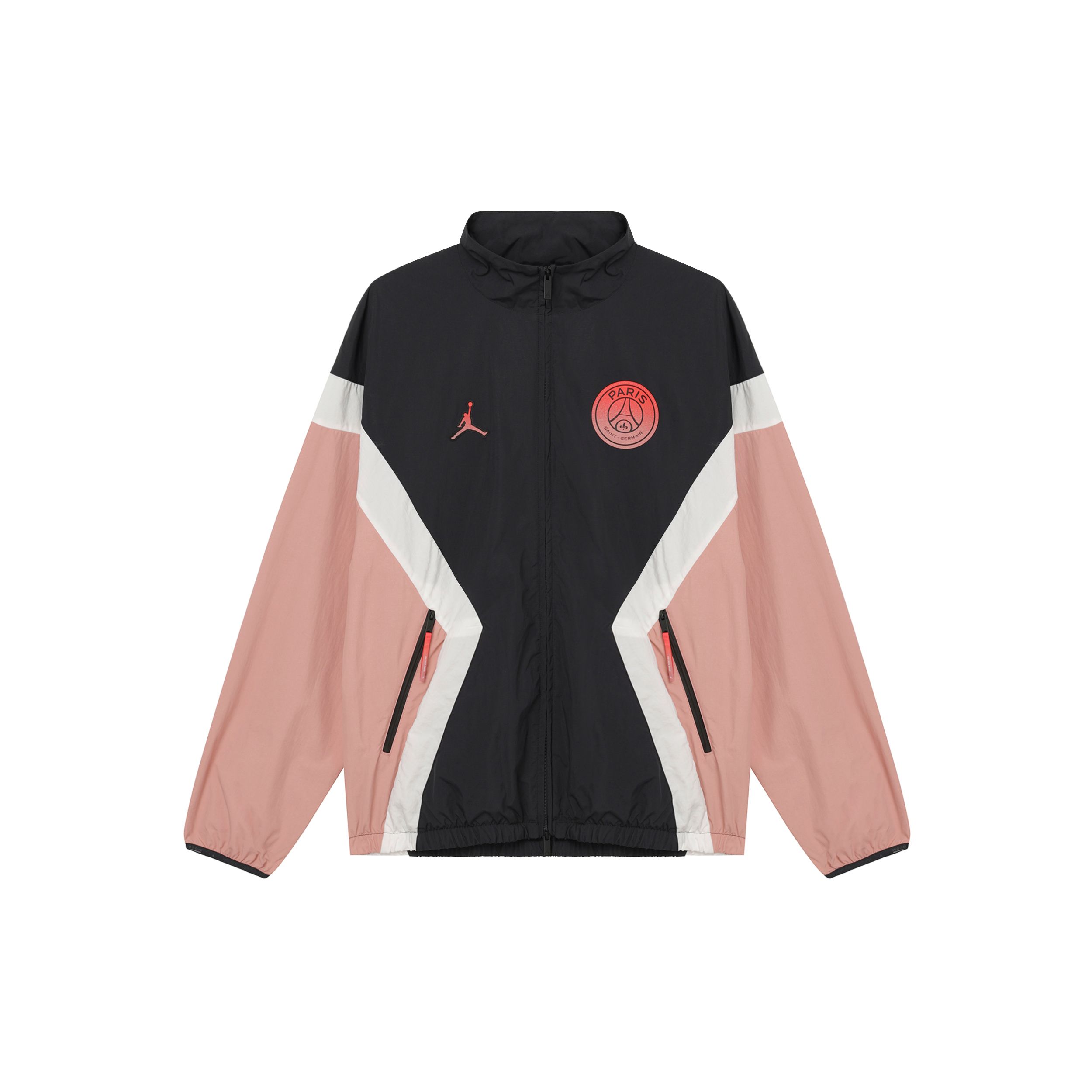 

Jordan Paris Saint-Germain FW24 Anthem Удобная модная куртка на молнии American Vintage Мужская куртка цвета ржавчины-розового, темно-серого, парусно-белого FV7741-685 S