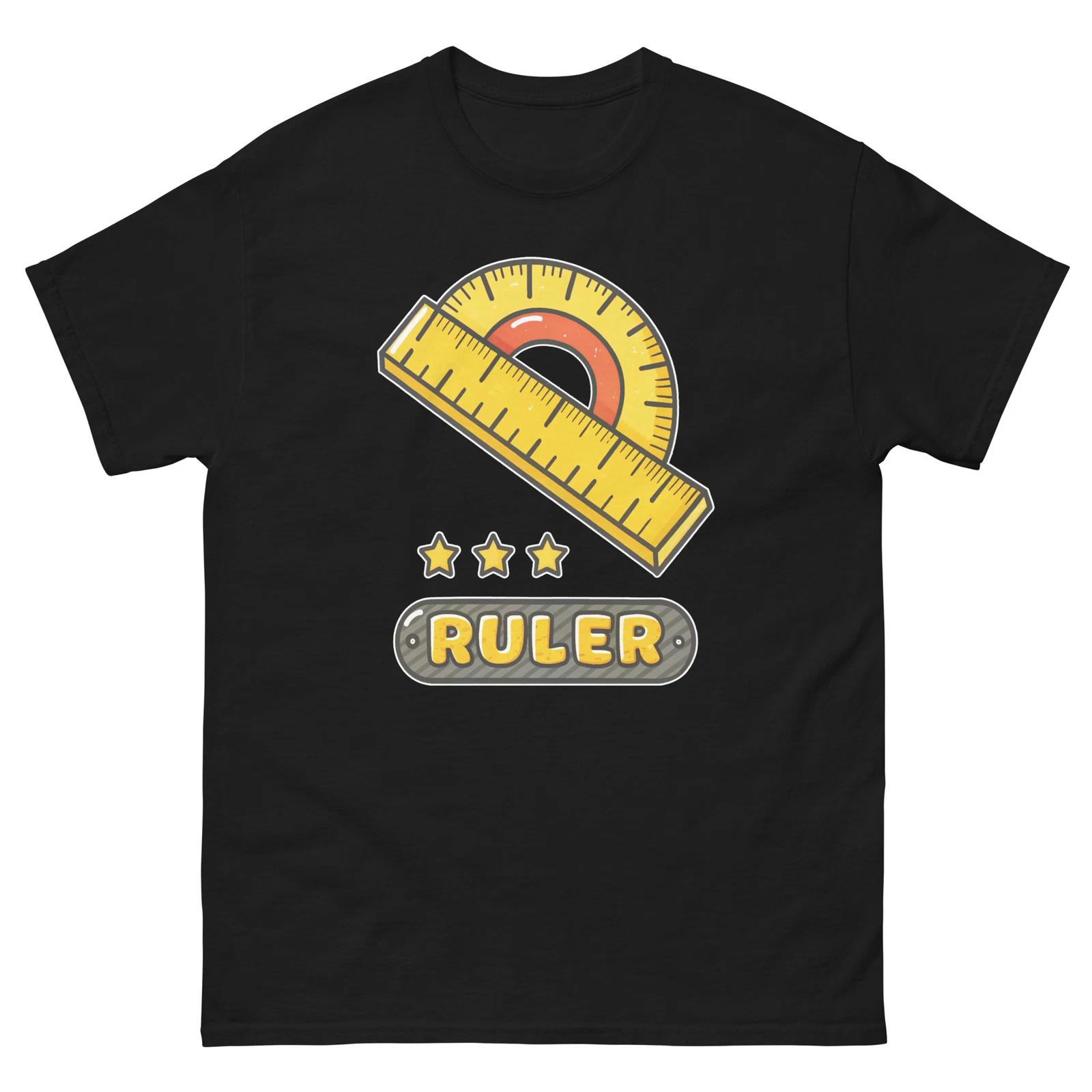 Ruler School Classroom Object Office Teacher T-Shirt S