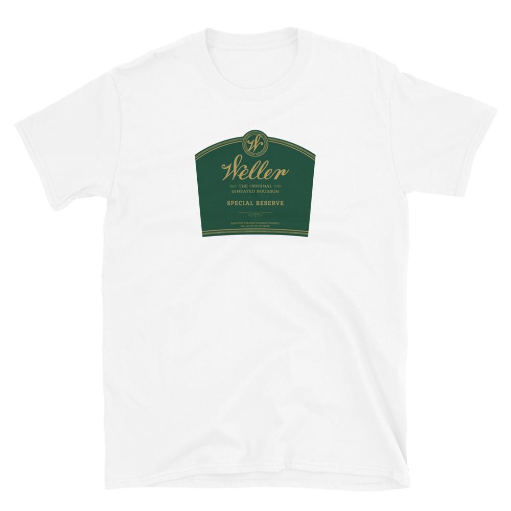 NEW W/TAGS WELLER WHISKEY SPECIAL RESERVE PRINTED TEE SHIRT Unisex T-Shirt S