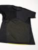 Mizuno Volleyball Practice T-Shirt, Short Sleeve, V2MA0111, Black/Lime, Size 2XL (Equivalent to Japanese Size 3L)