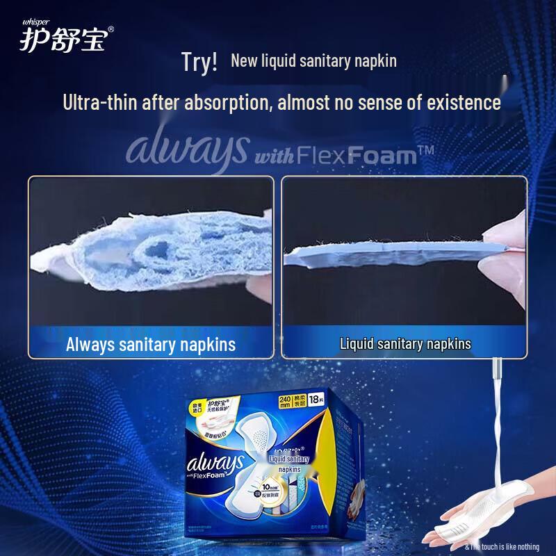 Whisper Future Liquid Daily Sanitary Napkins