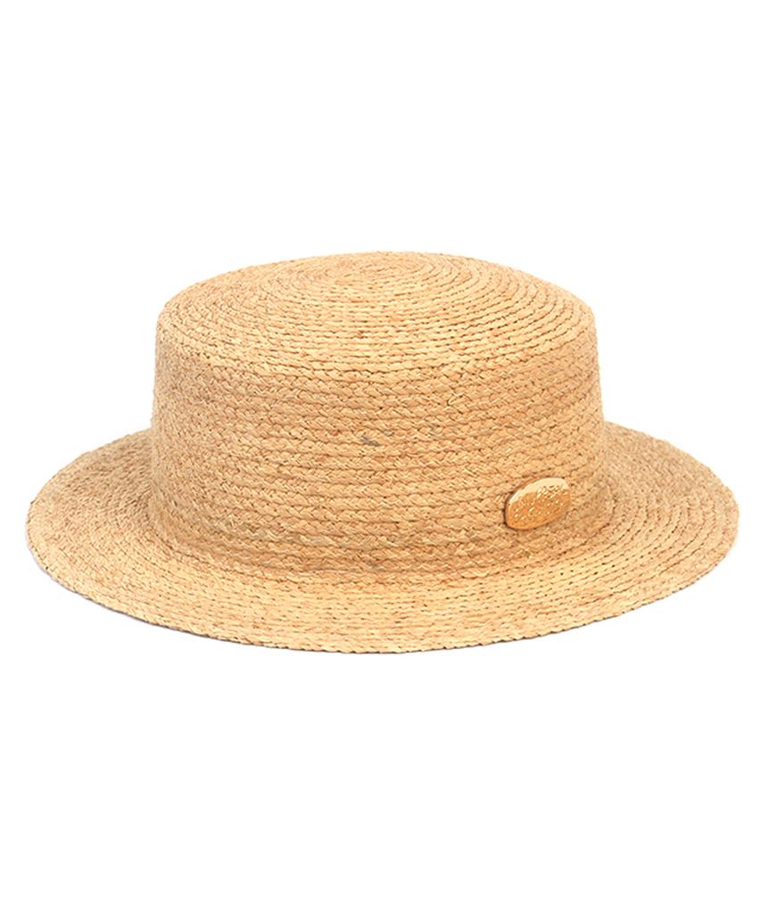 Yunibeosyeolkemiseuteuli Soft Raffia Simple Short Panama Hat Panama Hat