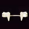 Retractable Halloween Vampire Fangs Scary Party Cosplay Vampire Fangs Funny Event Diy Decor Dentures Teeth Carnival Accessories