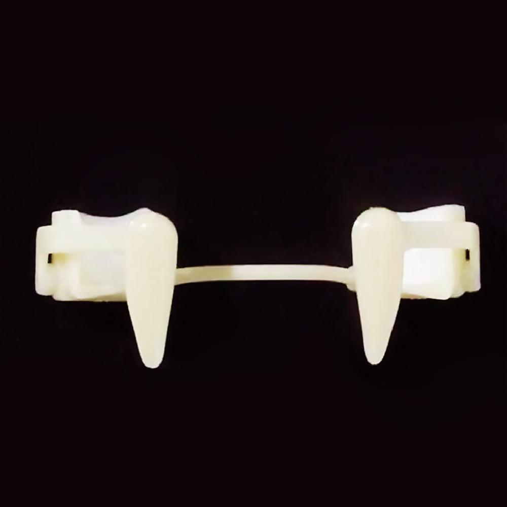 Retractable Halloween Vampire Fangs Scary Party Cosplay Vampire Fangs Funny Event Diy Decor Dentures Teeth Carnival Accessories