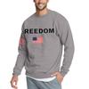 Casual Letter Print Men's Loose Sweatshirt