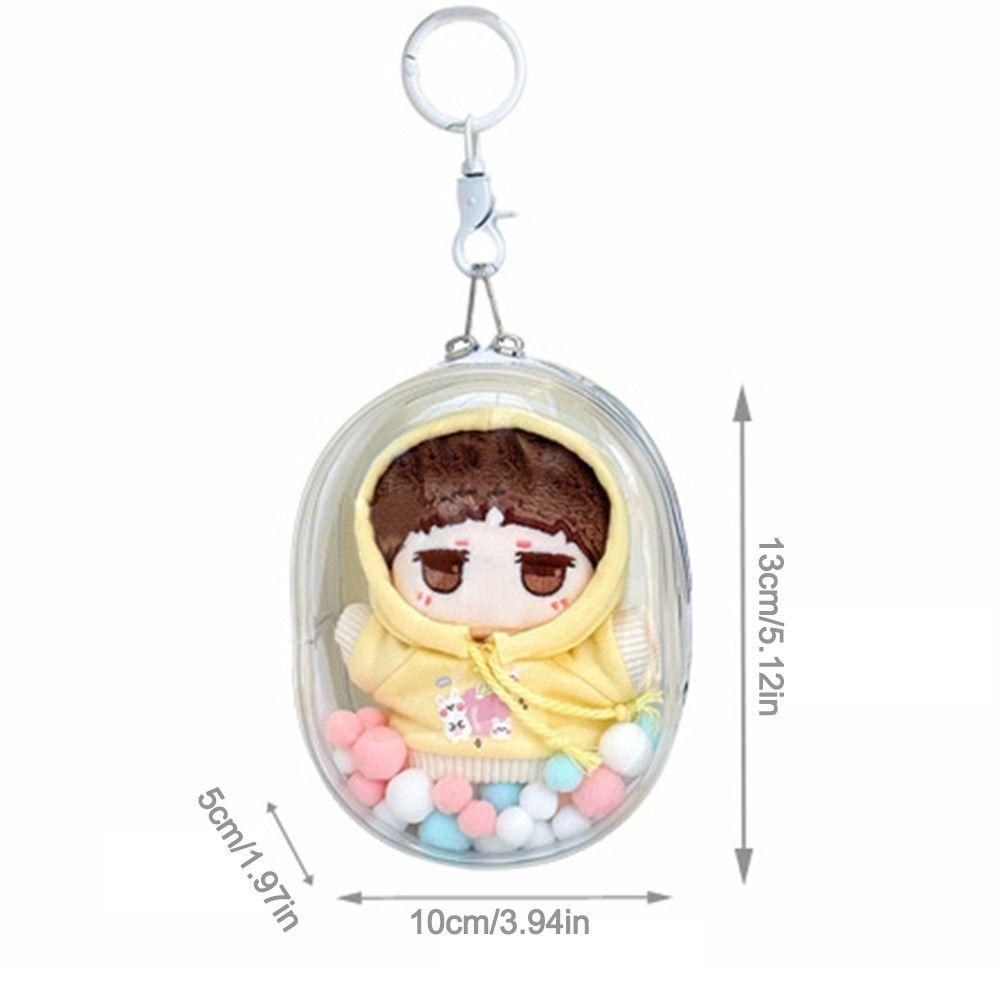 Transparent Doll Protective Bag Dustproof Sunproof Rainproof Mystery Box Portable Storage Pouch