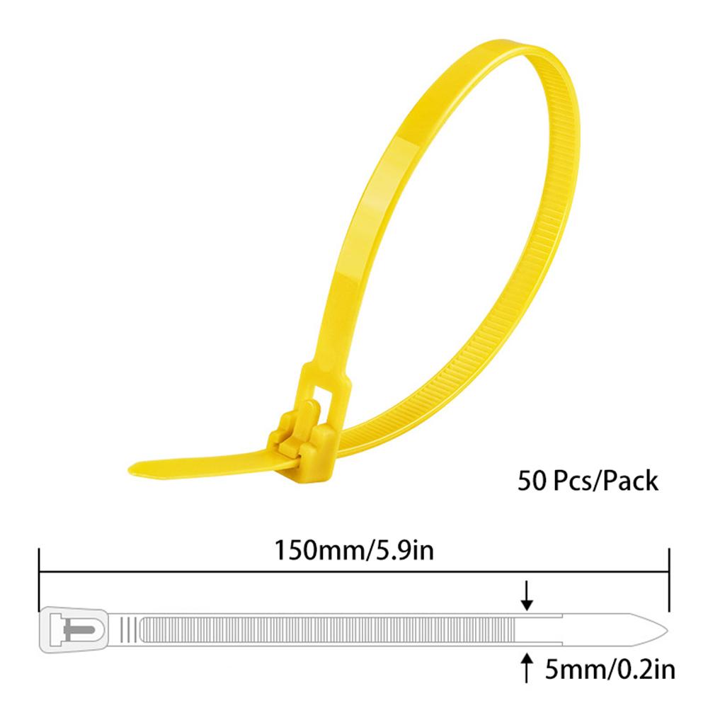 Legături de cablu reutilizabile din nailon Legături de cablu detasabile Fixe de legare Culoare Negru Alb Dezasamblare Se poate slăbi Legături de cabluri Slipknot Legături de cablu