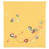 Musubi Furoshiki Silk Chiri-men Yuzen Nihin 7-G (Boxed) Usranji, Approx. 68cm, Made In Japan 30623-663