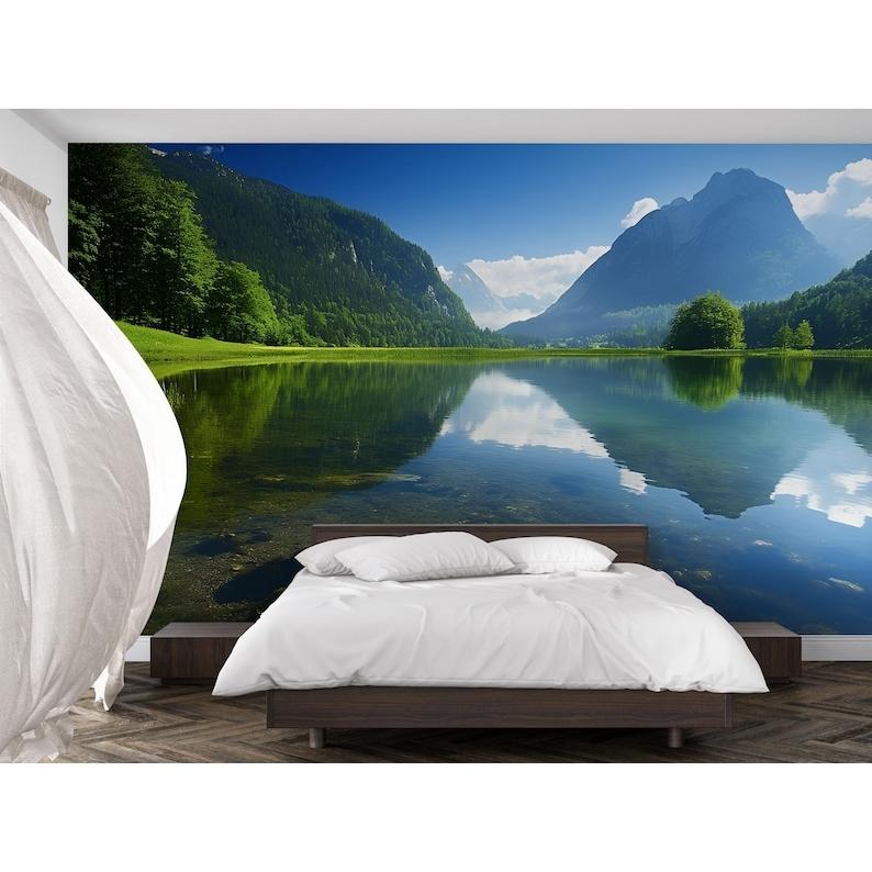 Mountain and Lake tapestry 75x100 чёрный