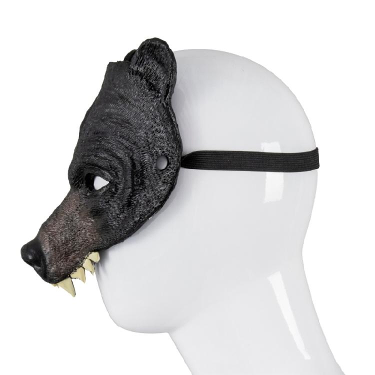 Multipurpose Bear Costume Mask for Kids and Adults Animal Head Half Face Mask for Halloween Animal Cosplay Accessory
